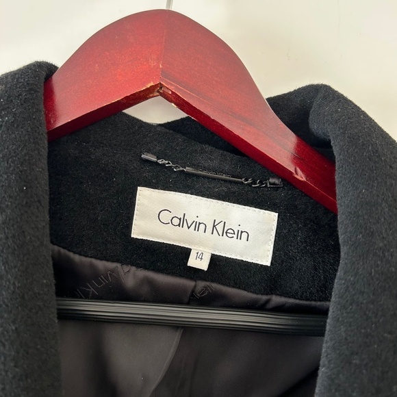 NWT Calvin Klein Angora Blend Wool Coat 14 - Picture 4 of 12